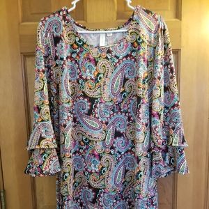 Bright colorful Paisley Dress
